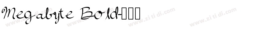 Megabyte Bold字体转换